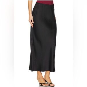 Samsoe Samsoe Black Maxi Skirt – Sleek European Import, Size L